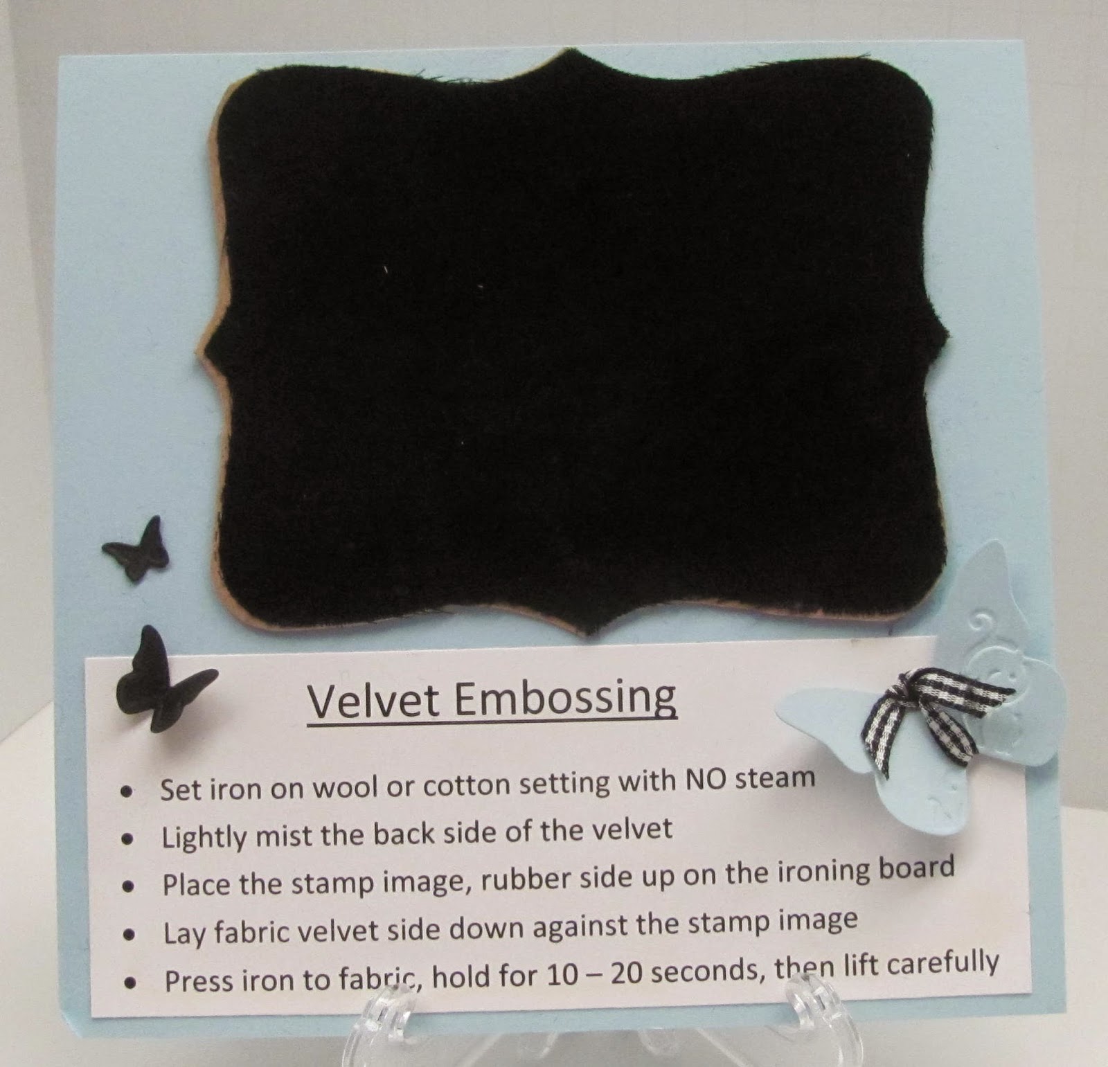 Personally Yours Technique Tuesday Velvet Embossing