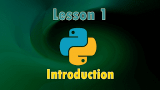 Python Tutorial lesson 1 - introduction 