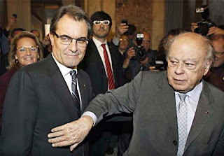 Artur Mas, Jordi Pujol y el de las gafitas blancas