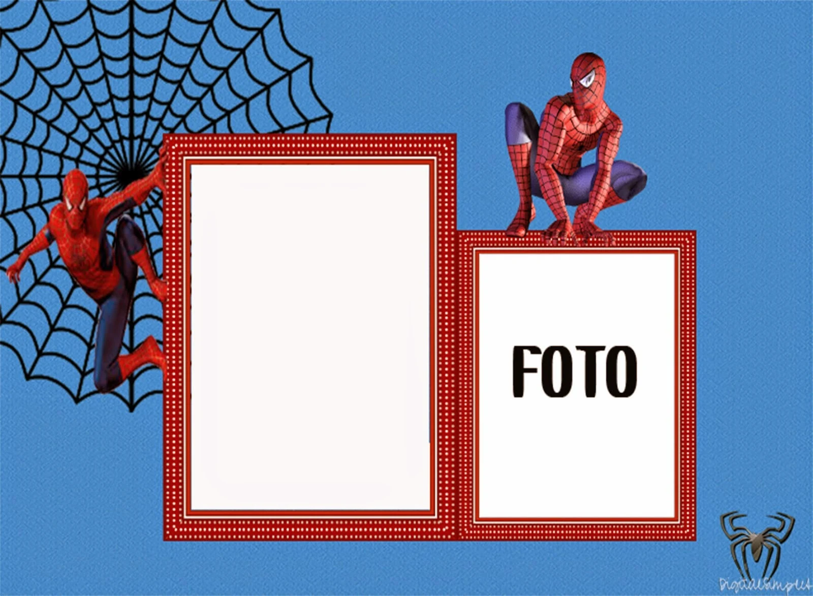 Spiderman: Free Printable Invitations, Labels or Cards.