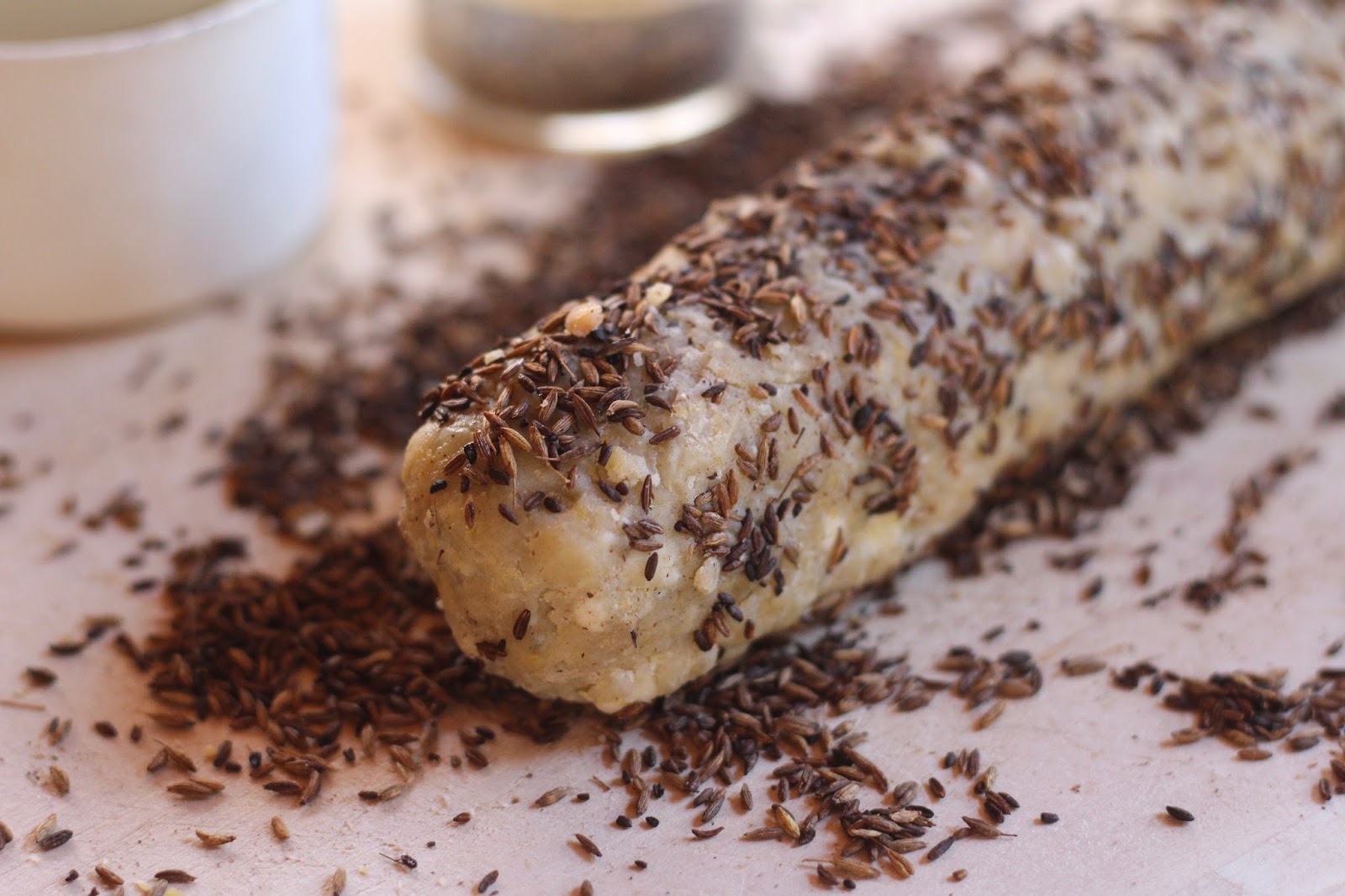 Blue Cheese Parmesan Cumin Seed Shortbread Rounds Diary of a Mad Hausfrau