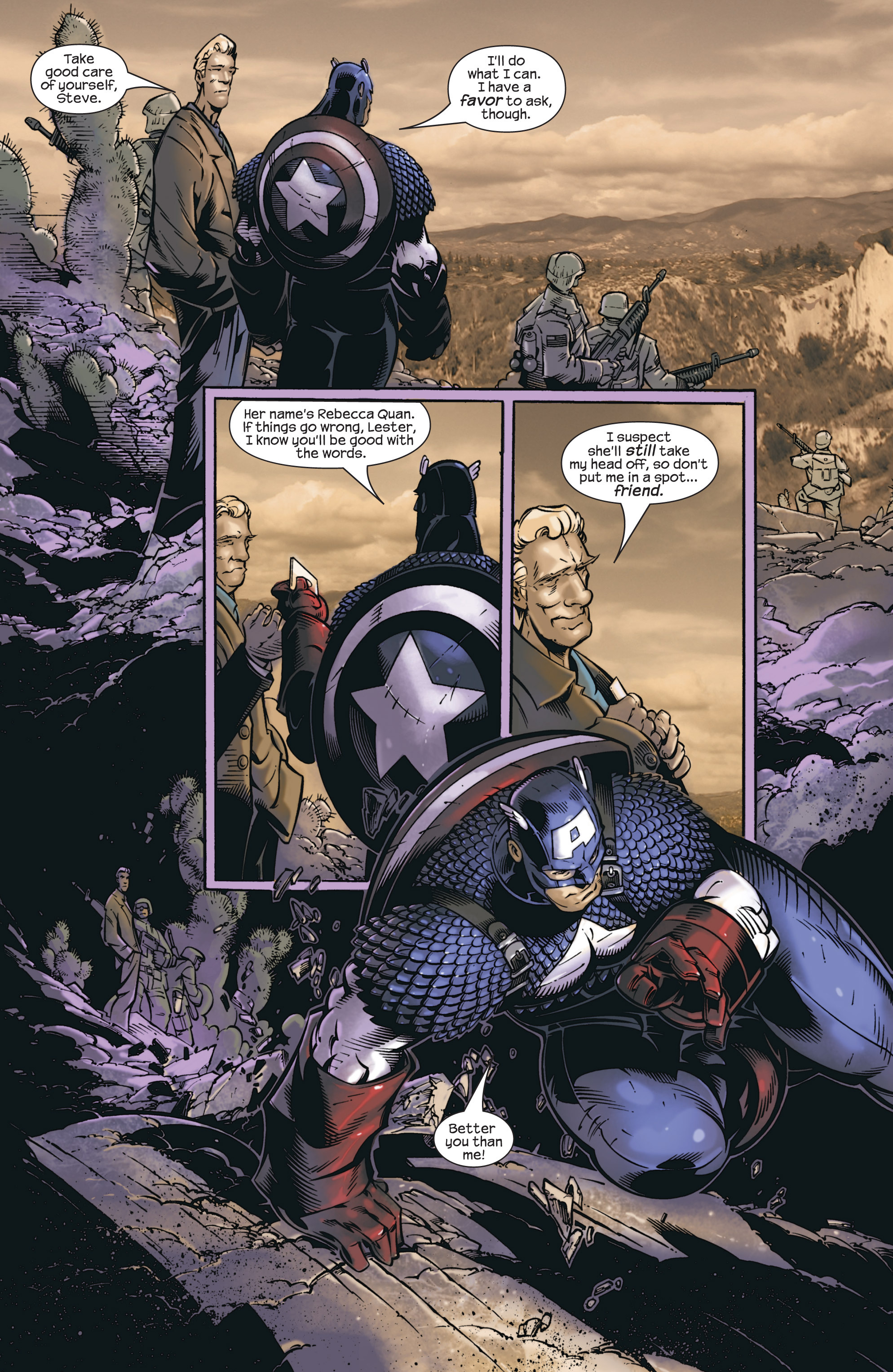 Read online Captain America (2002) comic -  Issue #23 - 16
