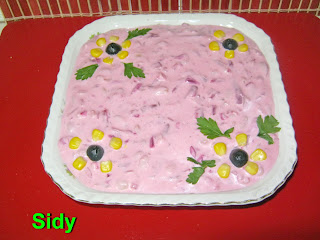 Salata de sfecla rosie -aperitiv