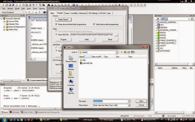 Perkenalan AVR STUDIO ~ CARA MUDAH BELAJAR ELEKTRONIKA DIGITAL