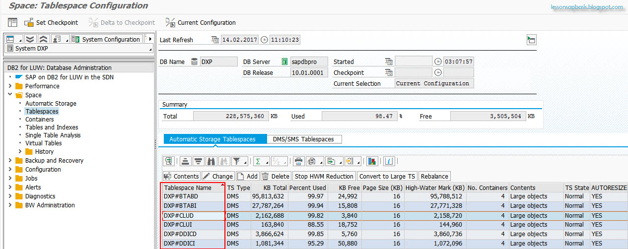 Lesson SAP Basis Administration How to Check DB2 database on SAP Level