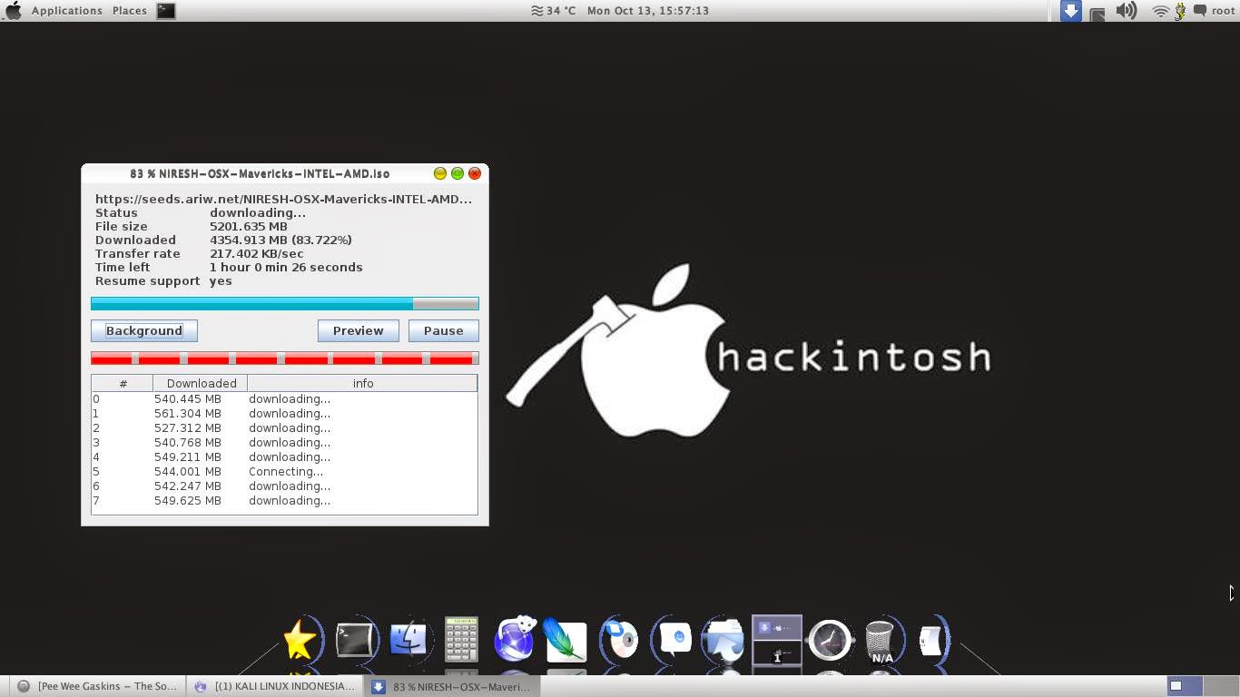 Tutorial Ganti Tema Kali Linux Jadi Tema Mac OS X