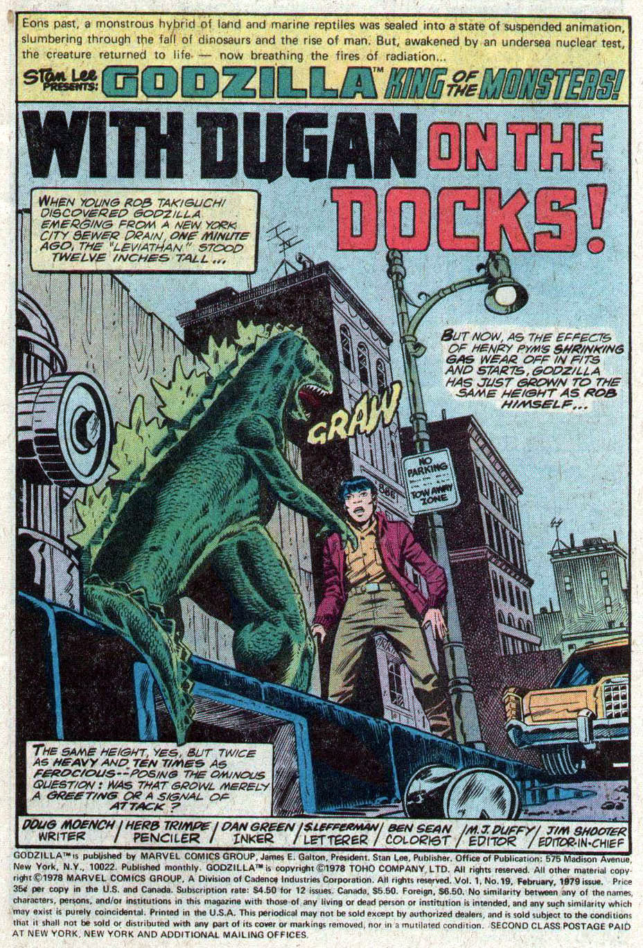 Read online Godzilla (1977) comic -  Issue #19 - 2