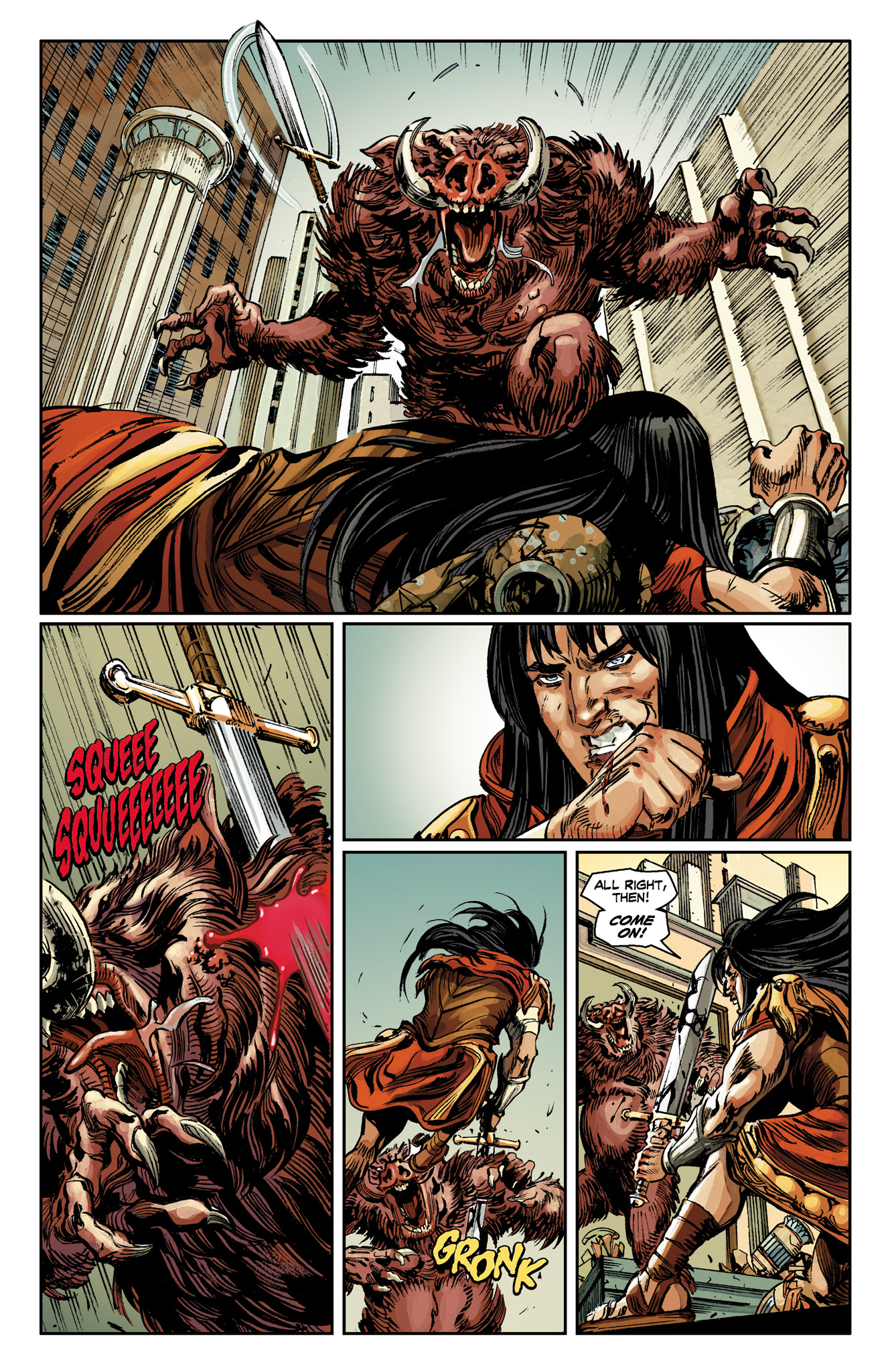 Read online Conan the Avenger comic -  Issue #6 - 7