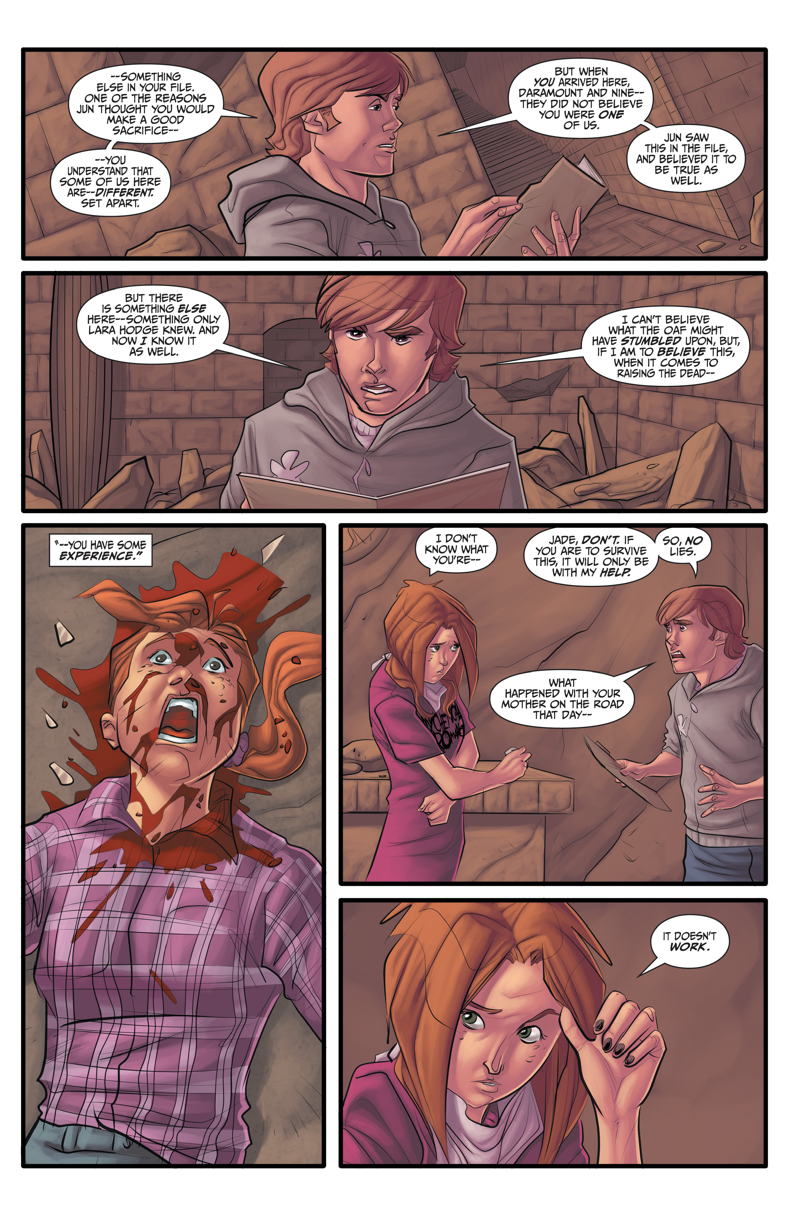 Read online Morning Glories comic -  Issue #45 - 16