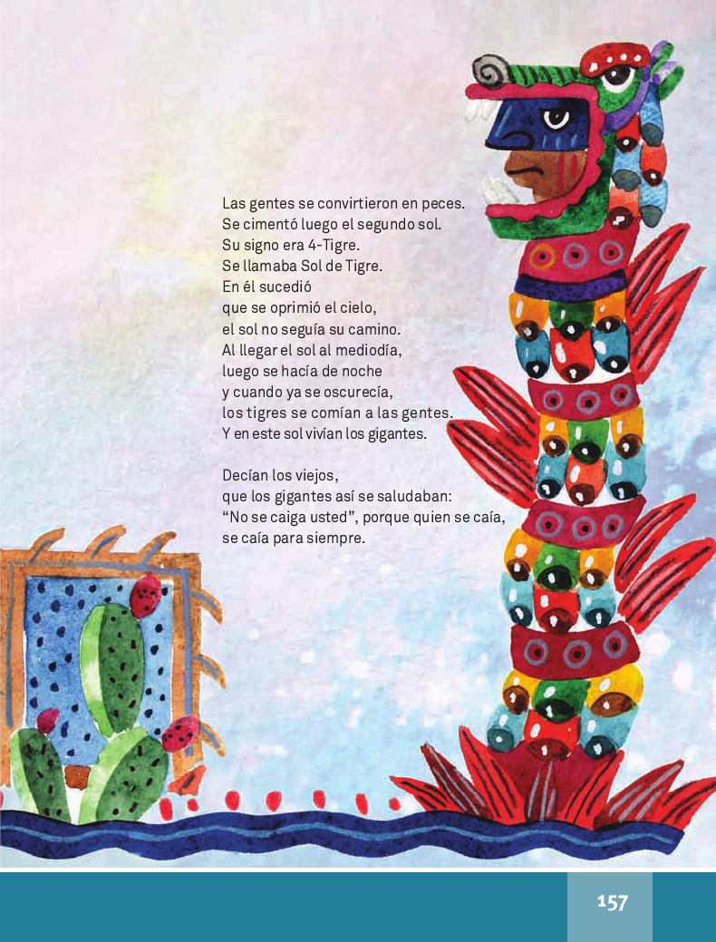 Los cinco soles - Español Lecturas 4to 2014-2015