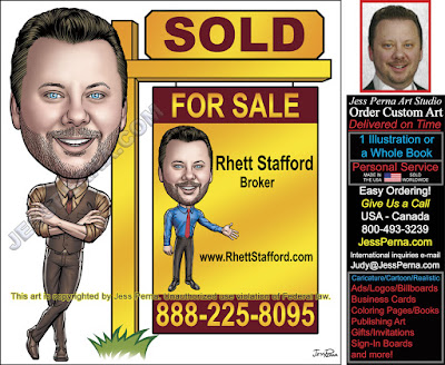 Independent Broker Ad Leaning on Yard Sign