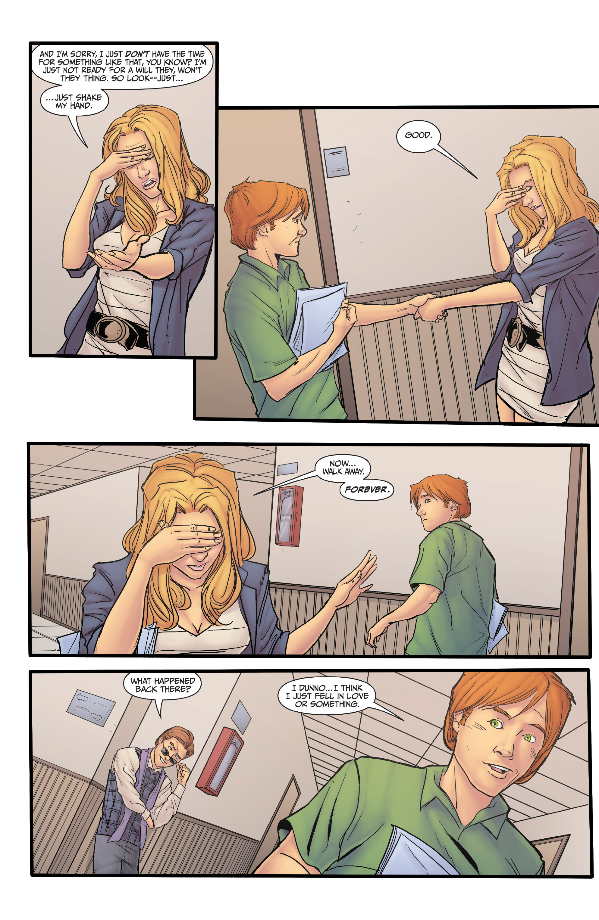 Read online Morning Glories comic -  Issue #1 - 38