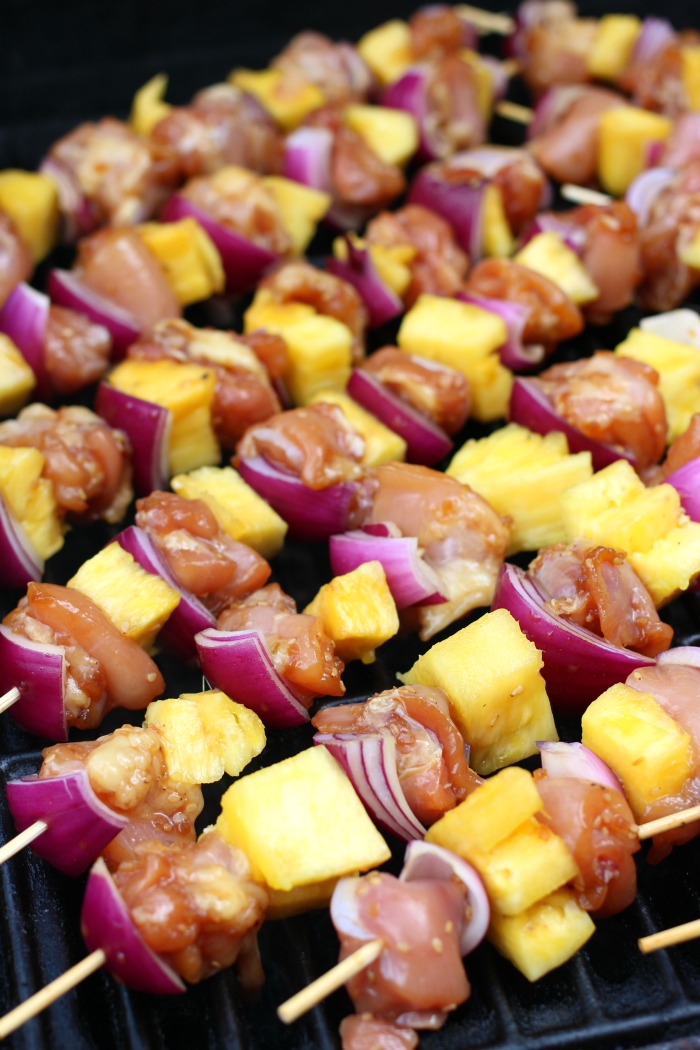 Mama Loves Food! Chicken and Teriyaki Pineapple Skewers