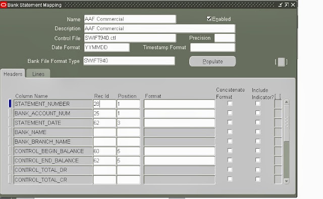 Oracle E Business Suite R12: Oracle EBS - Cash Management : Creating ...