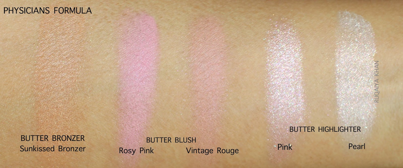 PHYSICIANS FORMULA Butter Bronzer, Butter Blush and Butter Highlighter