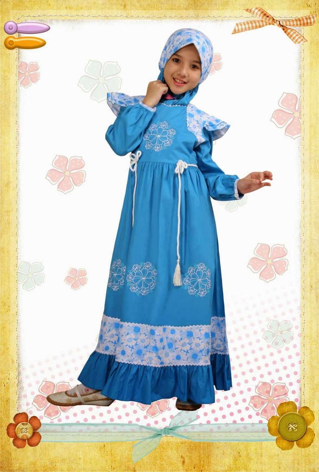  Model  Baju  Pesta Muslim Anak  Perempuan Model  Baju  Pesta 
