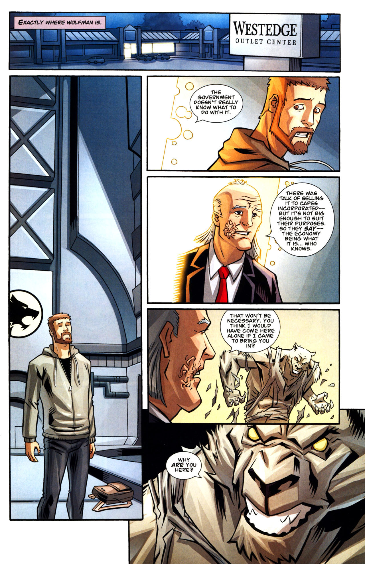 Read online The Astounding Wolf-Man comic -  Issue #12 - 13