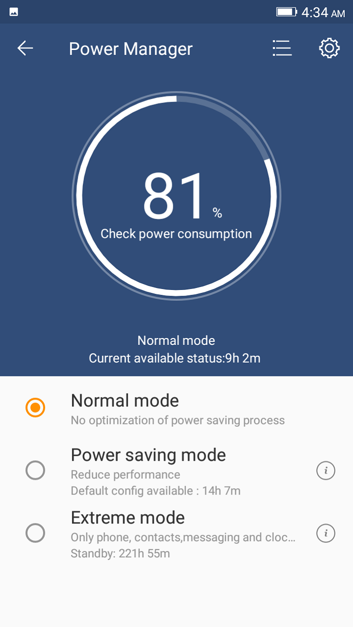Primo S6 Battery Saver