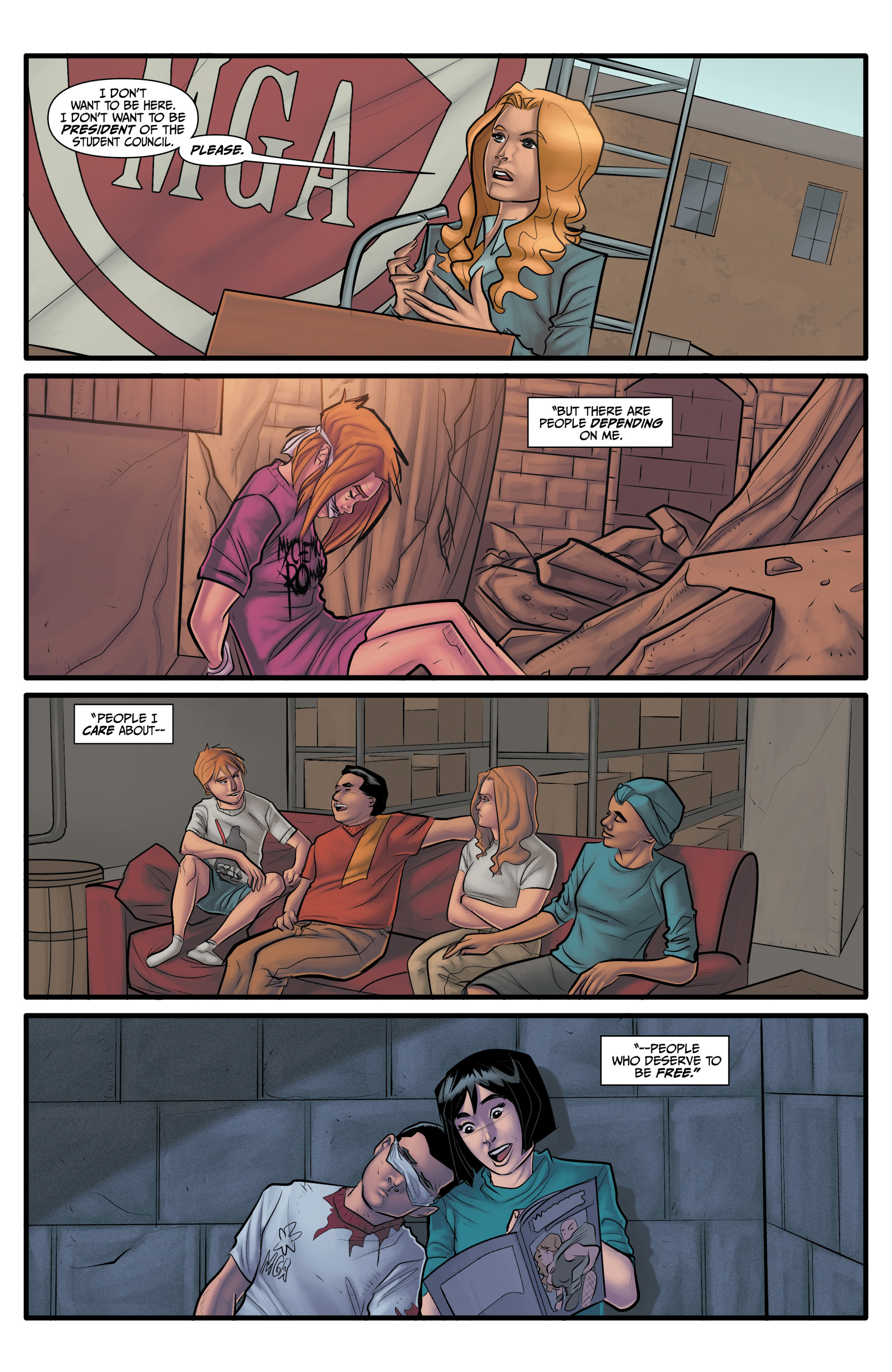 Read online Morning Glories comic -  Issue #49 - 6