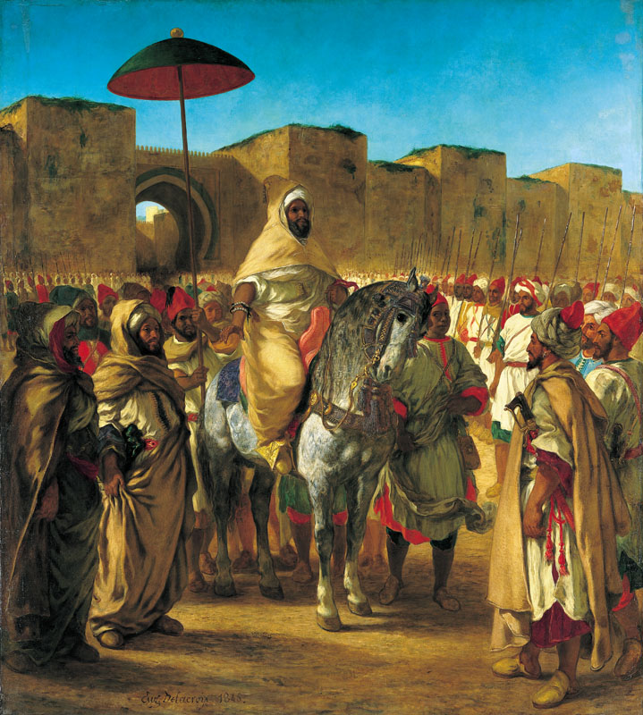 Viático de Vagamundo Arabs by Eugène Delacroix