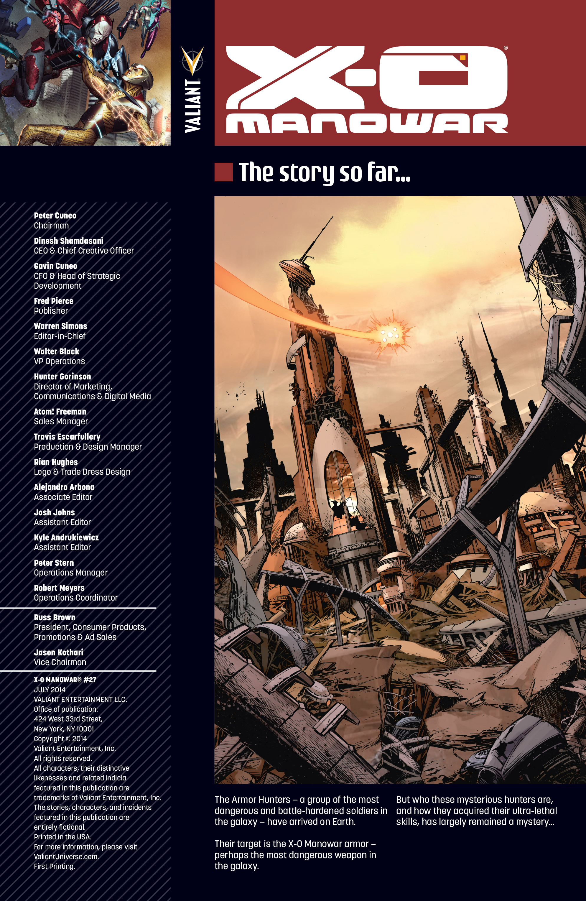 X-O Manowar (2012) issue 27 - Page 2