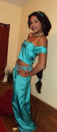 Jasmine's Blue Outfit Video for Jasmine's Top by Ashley Nicole