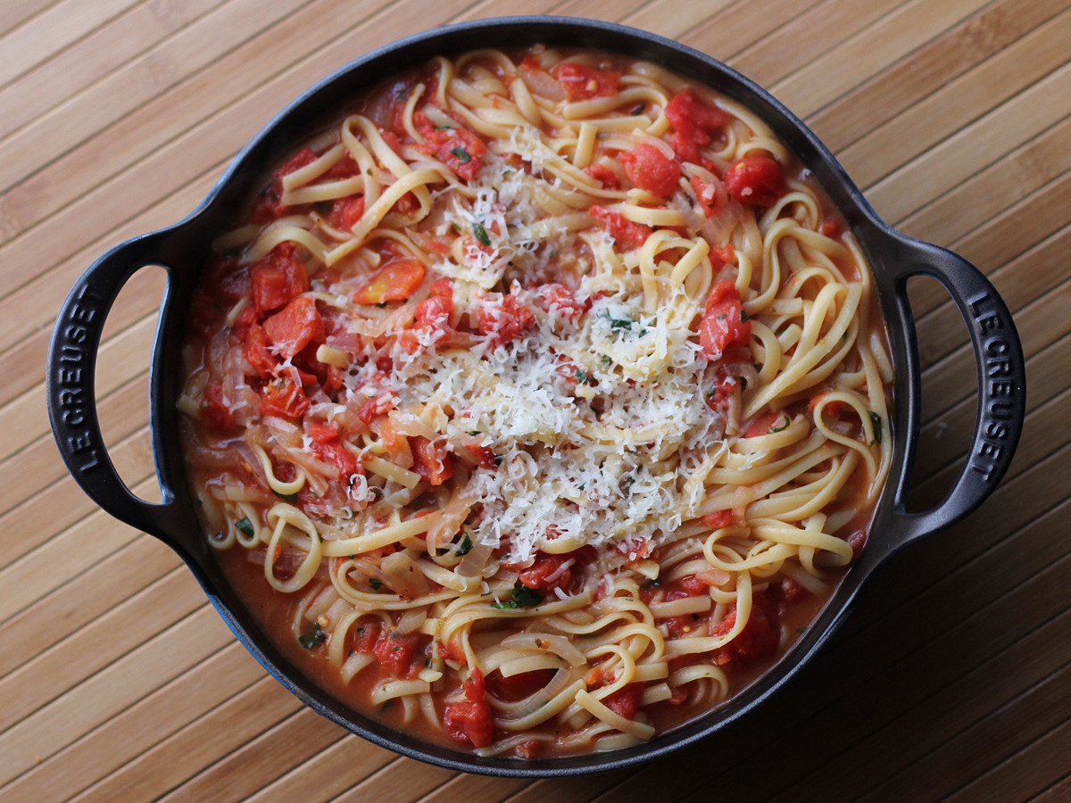 Cookistry Miracle Pasta from GuiltFree Weeknight Favorites