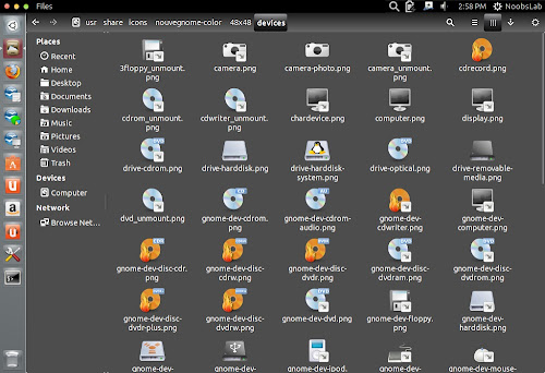 nouve gnome icons