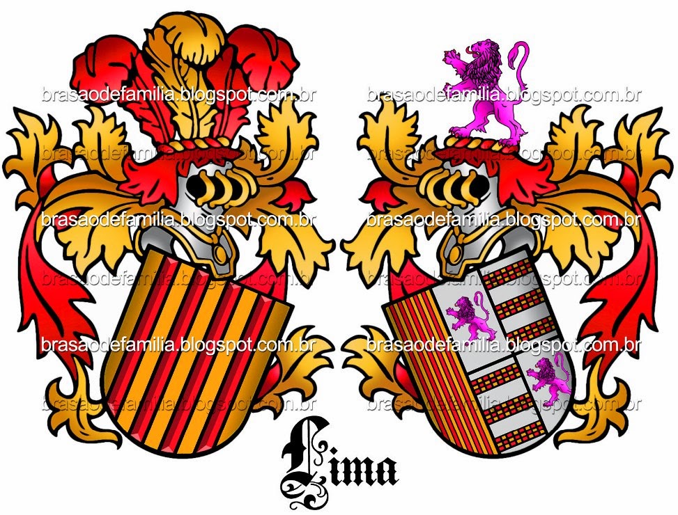 Brasões Brasão da Família Lima Brasões Brasão da Família Lima