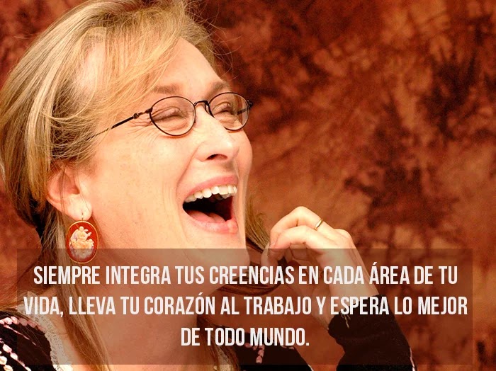 Meryl Streep, 19 maravillosas reflexiones de una gran mujer - EL CLUB DE  LOS LIBROS PERDIDOS