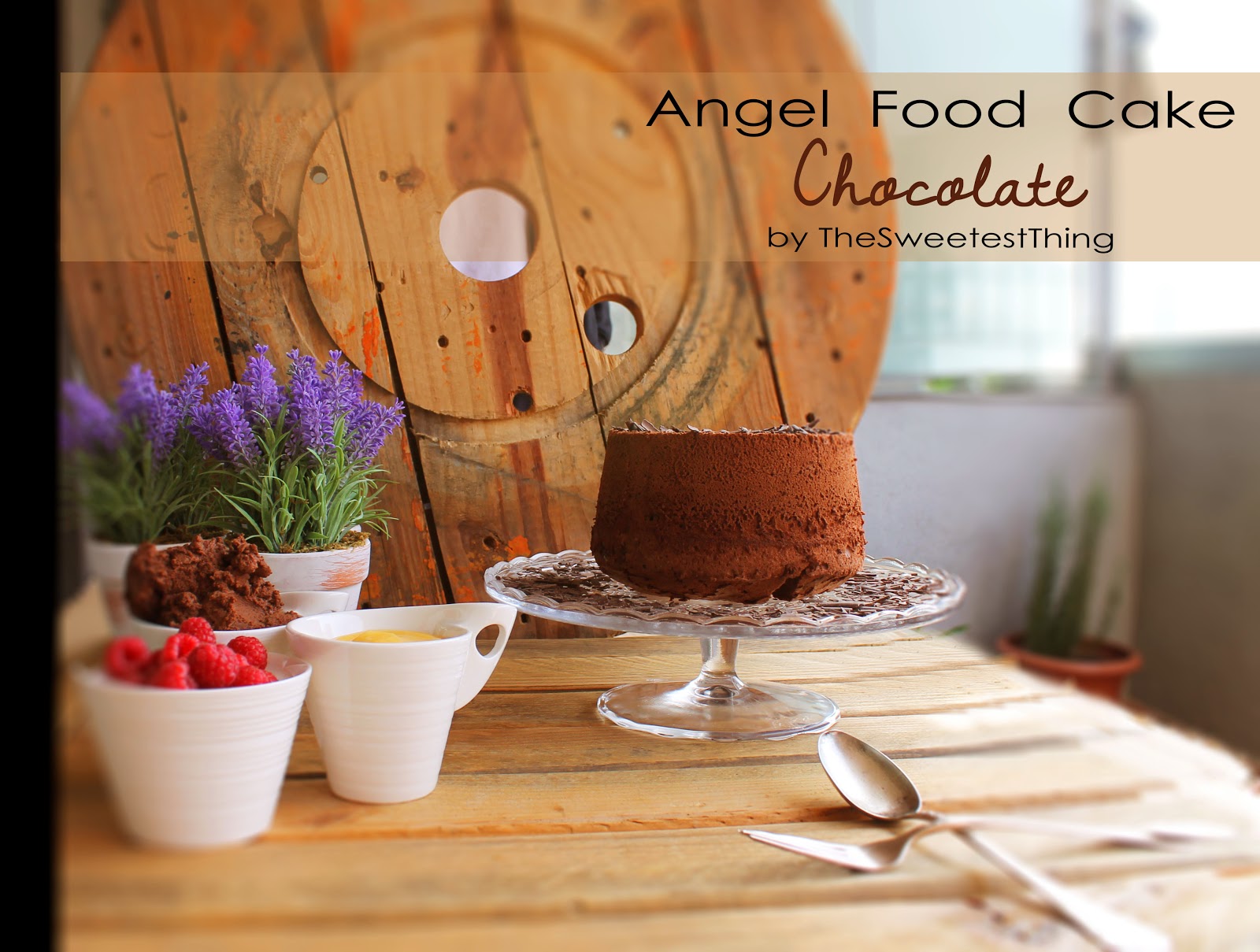 The Sweetest Thing CHOCOLATE ANGEL FOOD CAKE