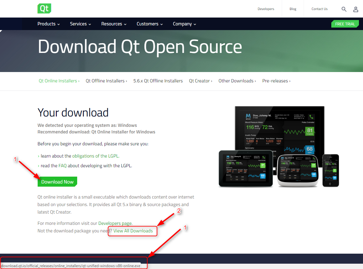 Qt Développement Qt Installation (Suite)