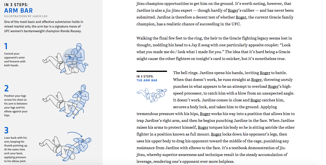 Best of 3 Come for the arm bar, stay for an idea about layout options