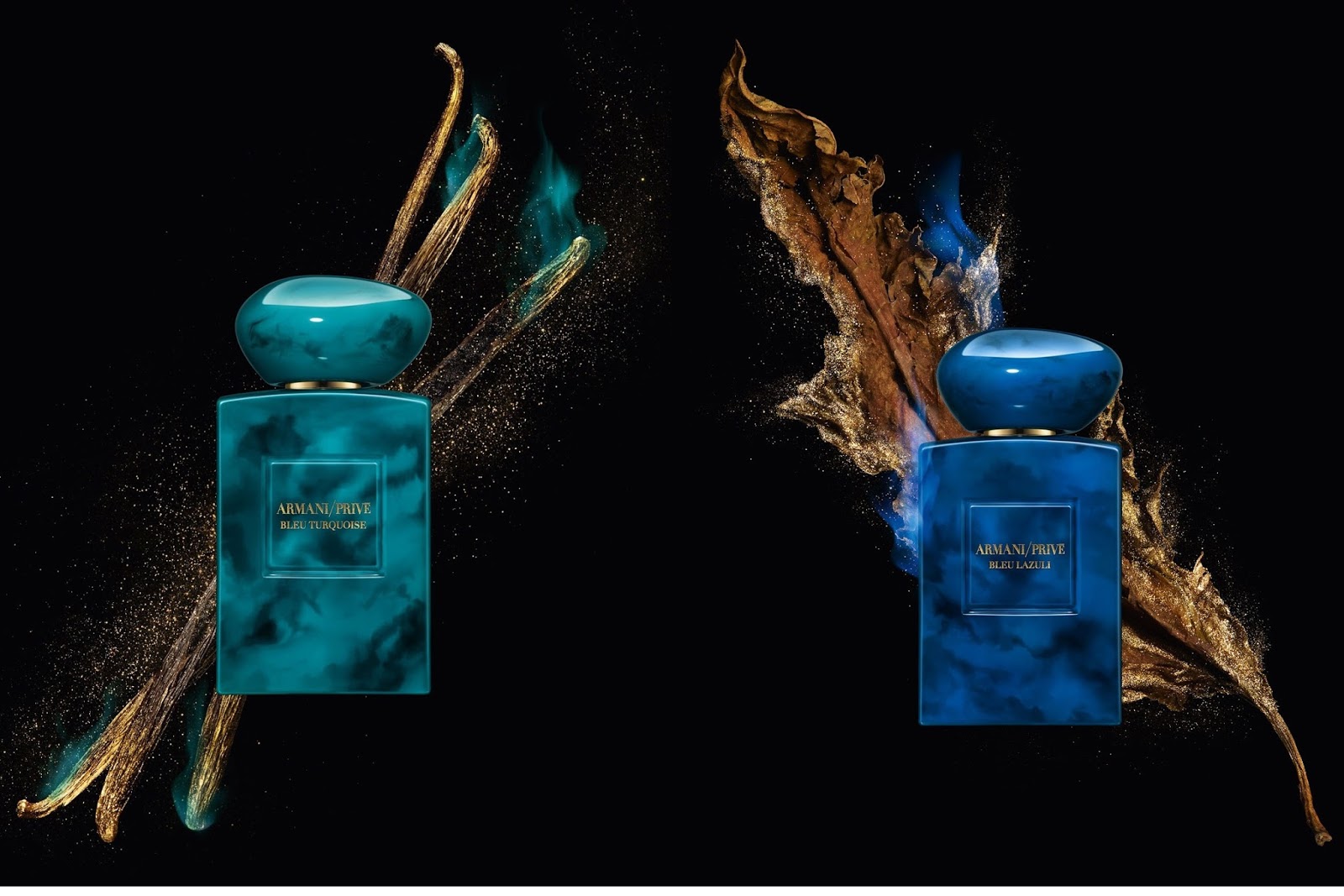 NEWS: Bleu Turquoise & Bleu Lazuli, Armani Privé (2018) .