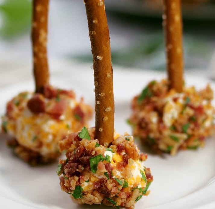 MINI BACON RANCH CHEESE BALL RECIPE MINI BACON RANCH CHEESE BALL RECIPE