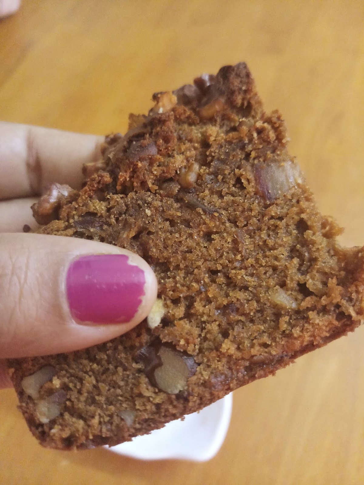 EGG LESS DATE AND WALNUT CAKE IN AIR FRYER Air fryer Veg recipes