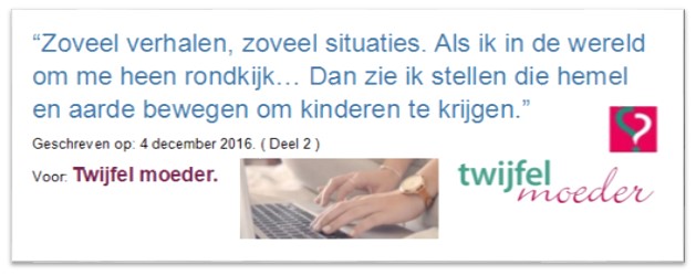  Gastenblog Twijfel moeder 2 dec