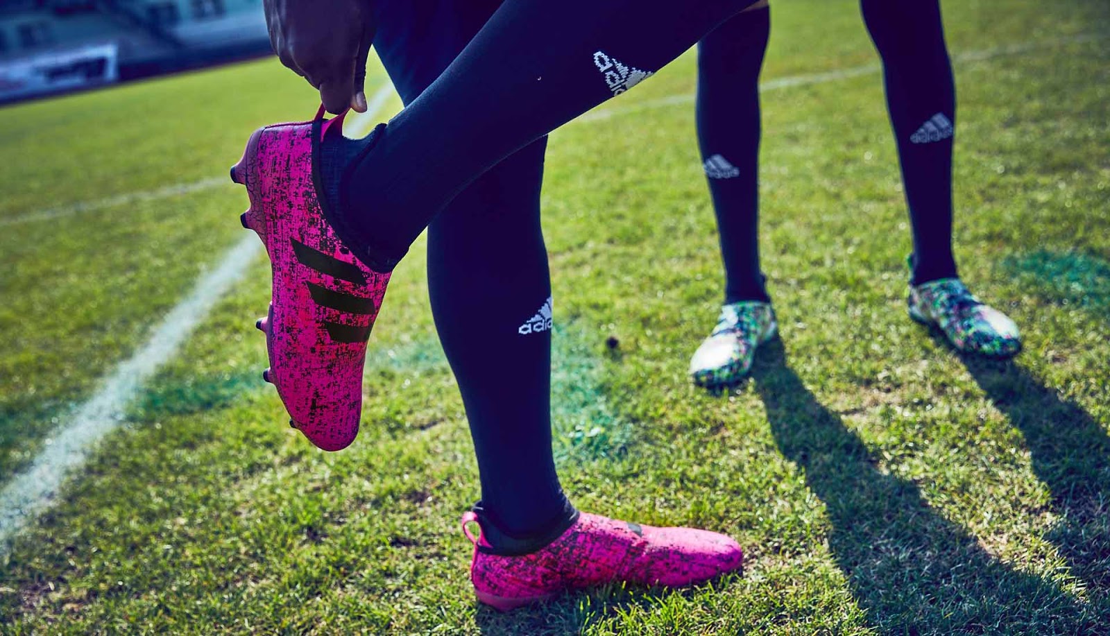 Bold Electric Pink Adidas Glitch Hacked Skin Boots Revealed Footy