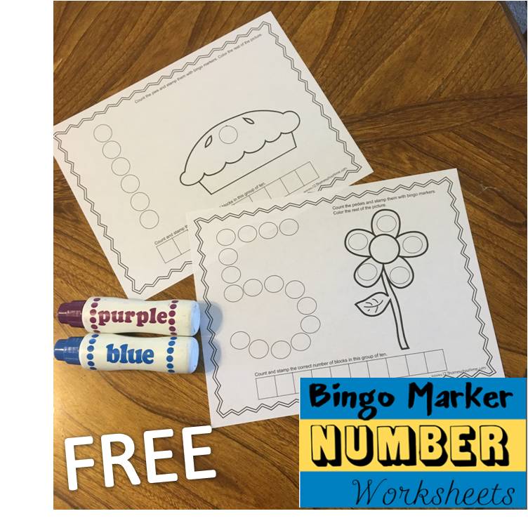 Bingo Marker Number Worksheets bingo-marker-number-worksheets