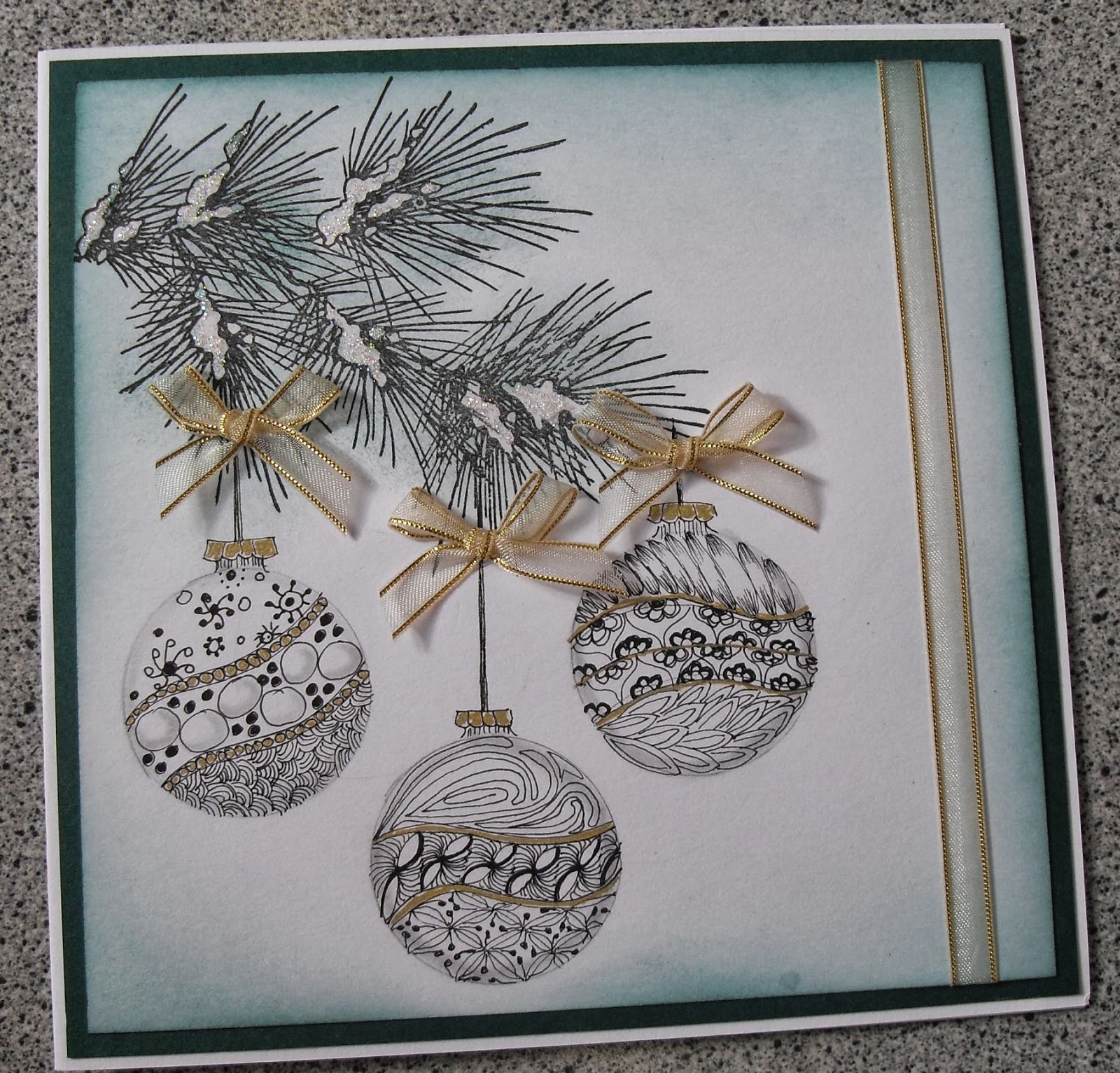 S & D Card Crafts: My Zentangle cards