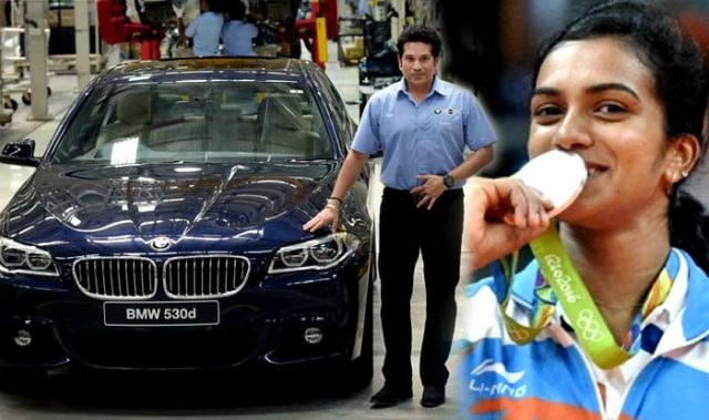  PV Sindhu Gifts BMW Car By Sachin Tendulkar 