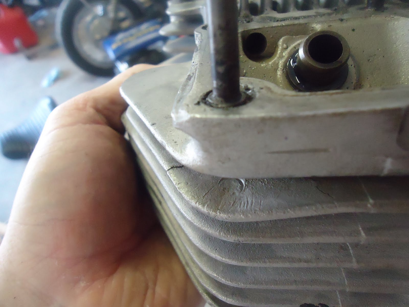 Tear it up, fix it, repeat Rear Shovelhead Before and After