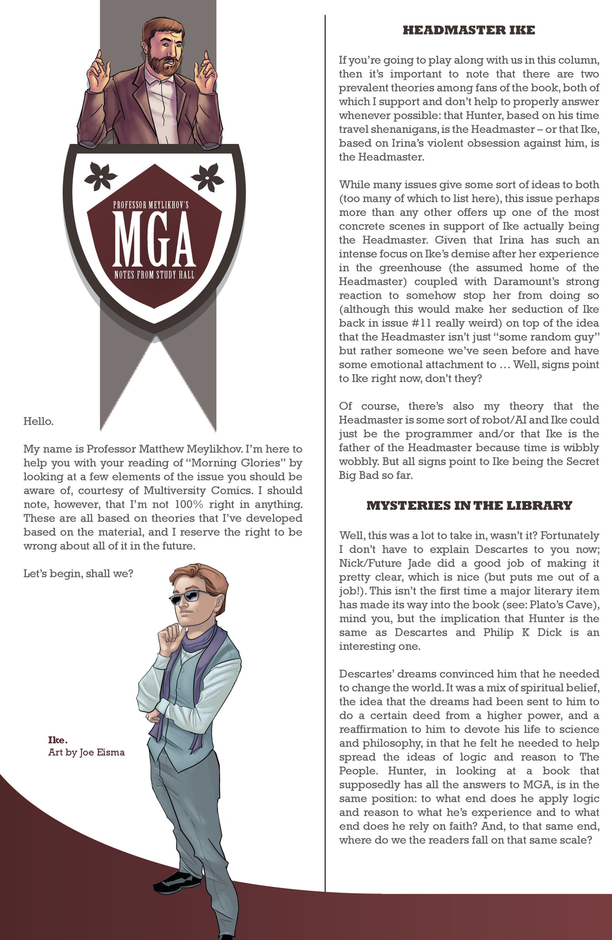 Read online Morning Glories comic -  Issue #28 - 39