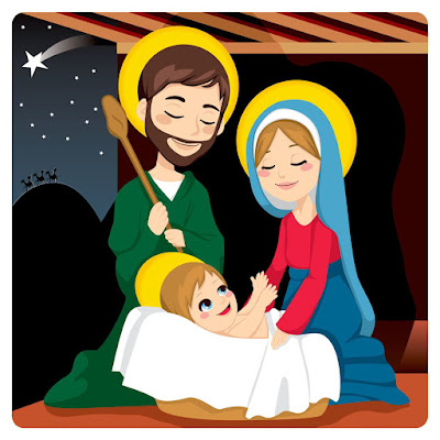 Sagrada Familia; Jesús, María y José. La Natividad