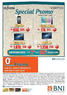 Spesial Promo iPhone, iPod, MacBook & iMac
