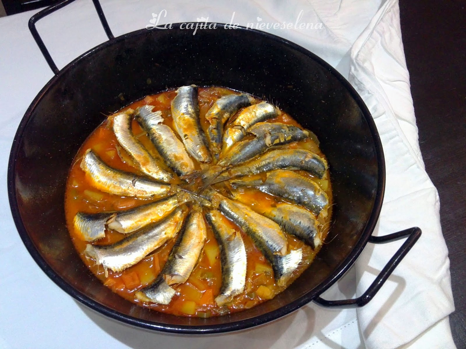 Sardinas guisadas