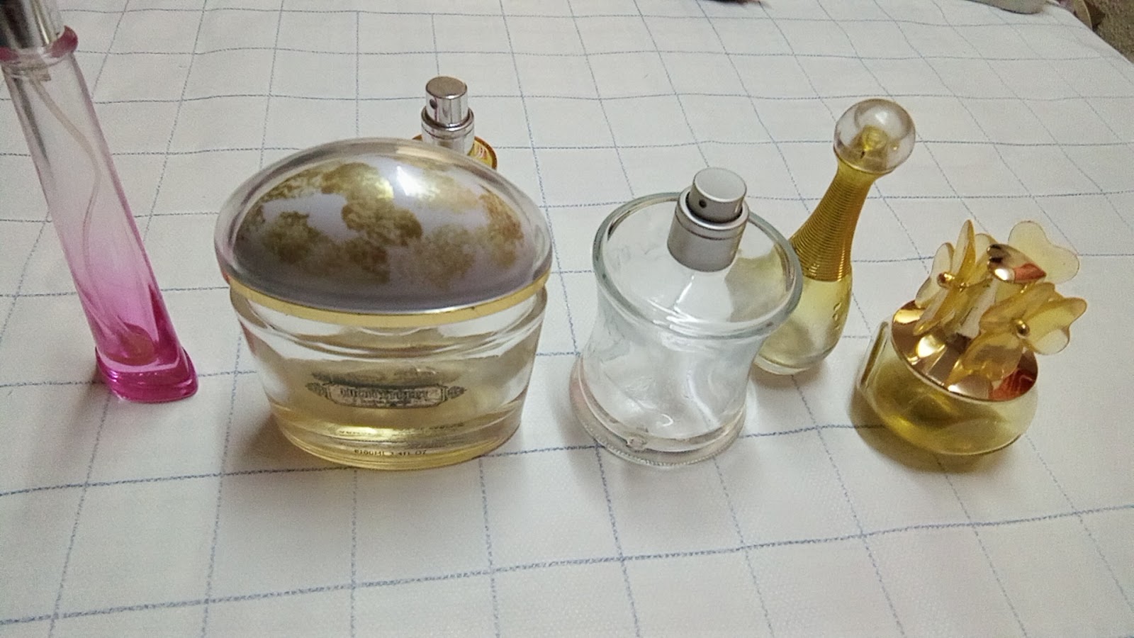 اعادة تدوير زجاجات العطر الفارغة/recycle old perfume bottles