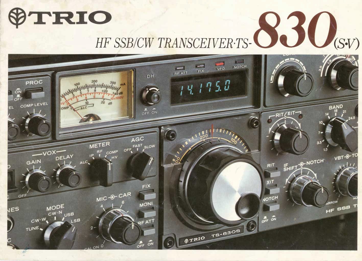 iv3hls ham radio tales Kenwood TS830S la perla della Kenwood