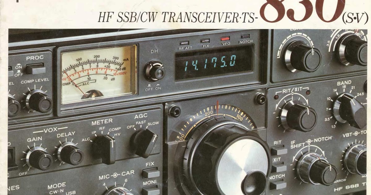 iv3hls ham radio tales Kenwood TS830S la perla della Kenwood