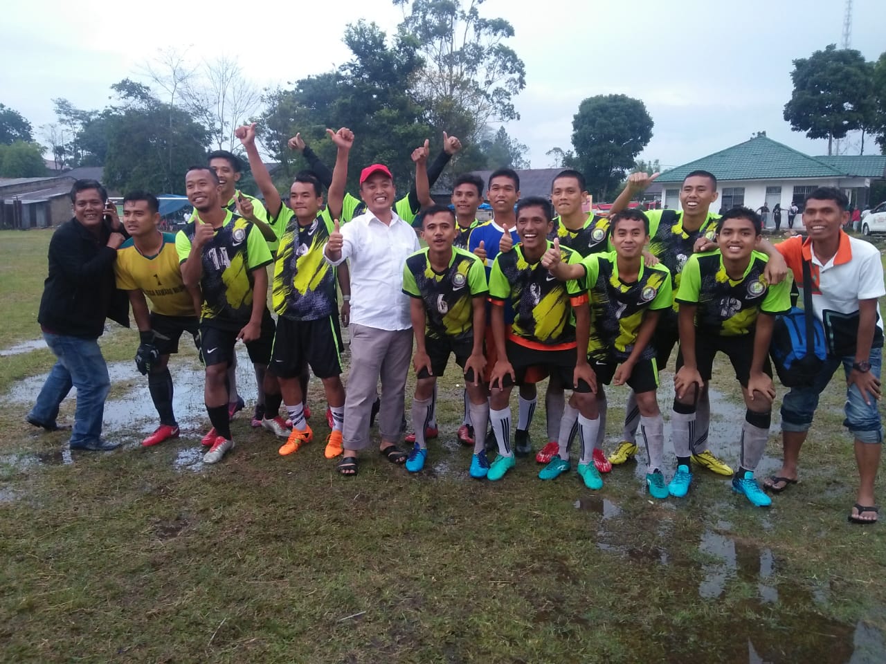 Kesebelasan Kecamatan Garoga lolos ke putaran final sepakbola Bupati Cup.